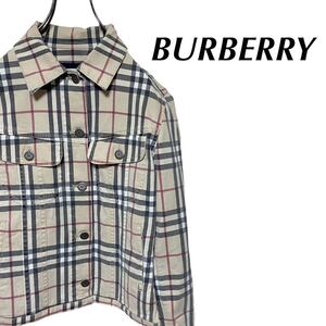 BURBERRY LONDON バーバリーロンドン ジャケット チェック柄 イタリア製 UK6 USA4