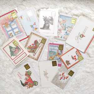 クリスマスカード まとめ売り 12枚 カード 可愛い かわいい 送料無料 匿名配送 グリーティングカード メッセージカード