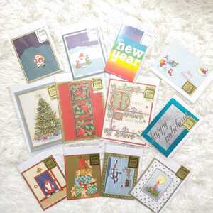 クリスマスカード まとめ売り 12枚 可愛い かわいい 送料無料 匿名配送 グリーティングカード メッセージカード