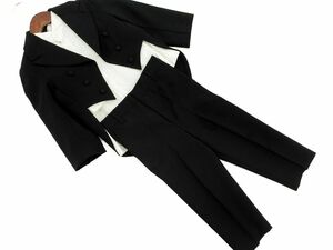 キャサリンコテージ ジャケット シャツ パンツ フォーマル スーツ 3枚セット 110cm 黒 ◇■ ☆ cjb7 子供服
