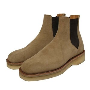 AURALEE × FOOT THE COACHER オーラリー フットザコーチャー 20AW SUEDE SQUARE BOOTS サイドゴア スクエア ブーツ 8073000104544