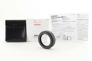 美品 SIGMA シグマ クローズアップレンズ AML-2 49mm DP2 Merrill 用 箱付き Close up Lens 62953