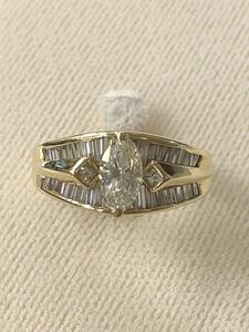 ダイヤモンド　Ｋ18 リング　指輪　美品