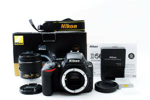 【美品】ニコン Nikon D5600 レンズキット 【元箱付き・付属品多数】 ♯K0102K510200EGB