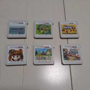【送料無料】3DS マリオシリーズ スマブラ どうぶつの森 6本セット