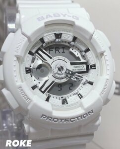 新品 国内正規品 CASIO/BABY-G/カシオ ベビーG ビッグケース 腕時計 うでどけい レディース LADIES ホワイト アナデジ メーカー１年保証