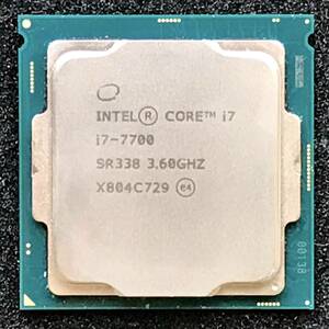 Intel Core i7-7700 (Kabylake)プロセッサー 3.6 - 4.2GHz, 4コア8スレッド, FCLGA1151 動作品