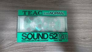 【未開封未使用訳あり、割れあり TEAC SOUND 52XGR】カセットテープ/オープンリール風
