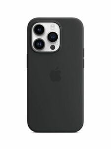 【未使用】Apple MagSafe対応iPhone 14 Proシリコーンケース - ミッドナイト 純正品
