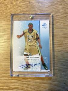 NBA LEBRON JAMES レブロン ジェームズ Autograph サイン カード