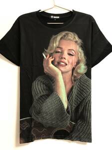 送込/新品【M】マリリン・モンロー Marilyn Monroe☆Color 黄昏ギター Marilyn Monroe☆Tシャツ/GibGae