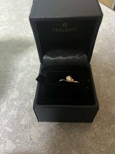 トレセンテ　ダイヤモンド指輪　0.16カラット　トゥルーハート　婚約指輪