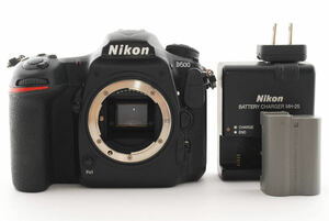 ★並品★ Nikon ニコン D500 ボディ デジタル一眼レフカメラ バッテリーチャージャー付 #2034