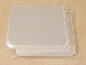 外袋 CDケース保護用 PP袋 200枚セット 標準サイズ CD1枚用 厚手0.08×156×130 透明 ビニール ジャケット 未使用新品 サプライS5 