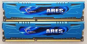 G.Skill ARES 16GB（8GB x 2枚組セット） DDR3-2400 F3-2400C11D-16GAB LP Dual Channel