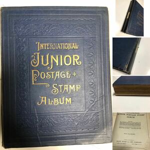 international junior postage stamp album 1900-1930古い　世界切手　アルバム1900-1930年、未使用と使用済の世界各国切手は2000枚以上 