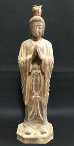 古い木彫り仏像　木彫り　高さ62cm 古美術　仏像　仏教美術　高さ 廃寺