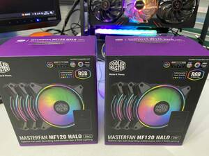 ★☆COOLER MASTER MasterFan MF120 Halo 3in1（2ケース）中古ジャンク☆★送料無料