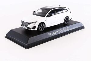 Peugeot 308 SW GT 2021 Pearl White プジョー 308 SW GT 2001 パールホワイト 1/43 ノレブ
