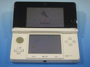 CTR-001 本体のみ NINTENDO 3DS ホワイト 任天堂 ジャンク品