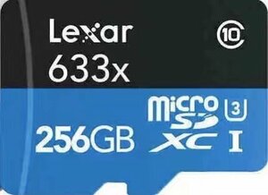 256GB　マイクロSD カード　micro SD card　Lexar 417