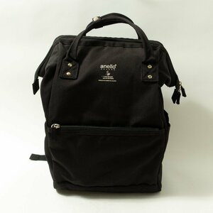 anello アネロ リュックサック ブラック 黒 ブルー ゴールド ナイロン レディース シンプル カジュアル 収納多数 機能的 おしゃれ bag 鞄 