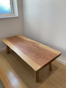 『一品限り』杉　一枚板テーブル　無垢　座卓　ちゃぶ台