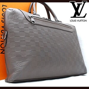 ★極美品★ ルイヴィトン Louis Vuitton ダミエアンフィニ ポルトドキュマン ジュール メンズ ビジネスバッグ N48264 定価約30万 R22112102