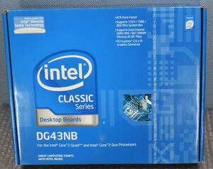 (開封のみ/未使用品) Intel DG43NB G43チップセット LGA775 Socket775 DDR2 ATX 希少品 (管:MS38 x2s