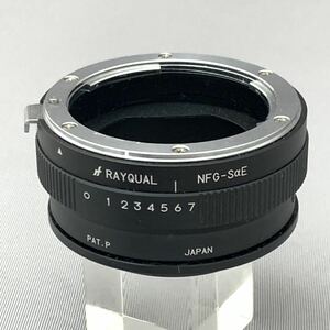 マウントアダプター Nikon FG→SONY α 新品同様　RAYQUAL