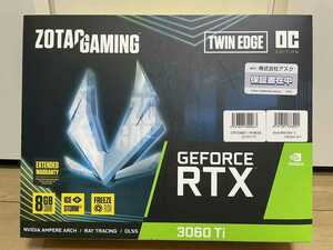 【美品】ZOTAC GAMING GeForce RTX 3060 Ti Twin Edge OC LHR【ほぼ未使用】