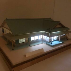 50分の1 純和風　住宅模型　完成品　一品限り　オリジナルハンドメイド住宅模型　アクリルケース付