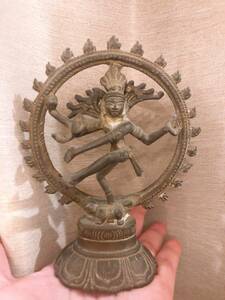 送料無料◆阿修羅アンティーク仏像◆インド仏教アジアン小物アシュラ