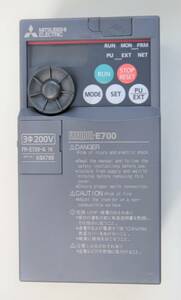 三菱電機 MITSUBISHI インバータ FR-E720-0.1K 動作品【中古品】Sランク 超美品 　4個有り