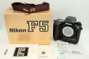 Nikon ニコン Nikon F5 35mm フィルム 一眼レフ カメラ ボディ 化粧箱 取説 純正 ストラップ付