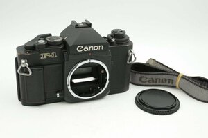 Canon キャノン New F-1 アイレベルファインダー ボディ 純正 ストラップ付 一眼レフ フィルム カメラ