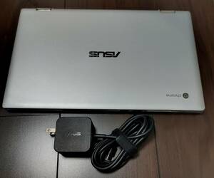 【1円スタート】 ASUS Chromebook C434TA-AI0116/A m3-8100Y 1.1GHz 8GB シルバー ジャンク