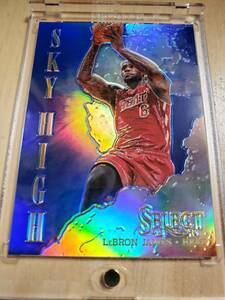 SSP 2013 -14 Panini Select Prizm Blue Sky High LEBRON JAMES / レブロン ジェームズ Refractor Holo Silver