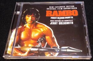 ランボー2/怒りの脱出　サントラCD★リマスター拡張盤　ジェリー・ゴールドスミス　スタローンJerry Goldsmith Rambo:First Blood Part II