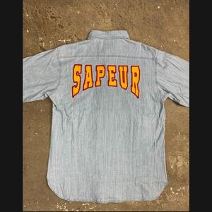 【新品未使用】SAPEur サプール デニムシャツ XL 未開封 タグ付き 定価以下スタート