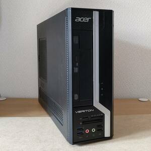 Acer　Veriton VX4620G-A74D　※i7-3770/メモリ32GB/SSD250GB/ノート用DVDマルチ/リカバリあり/オフィス・セキュリティソフト
