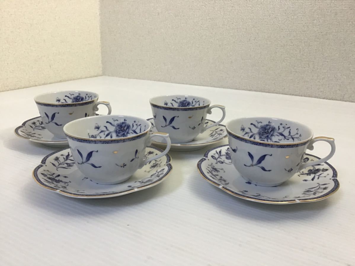 NARUMI 花柄 金彩 ティーカップ＆ソーサー 2客セット 洋食器 | Shop at 
