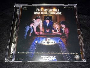 新作！Moon Child ★ Paul McCartney -「Back To The Egg & More」 Ultimate Archive プレス1CD