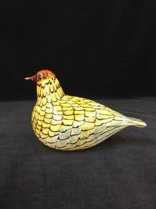 【1円スタート!】 イッタラ バード IITALA Birds オイバ トイッカ Oiva Toikka カラフトライチョウ サイン 鳥 置物 北欧 フィンランド