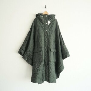 2021AW / GANNI ガニー / QUILTED RECYCLED POLYESTER OVERSIZED CAPE オーバーサイズケープ S/M / 2210-0130