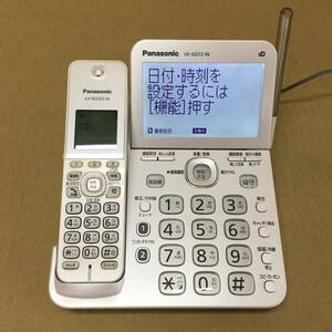 【2211251001】パナソニック コードレス電話機 VE-GD72-W 固定電話