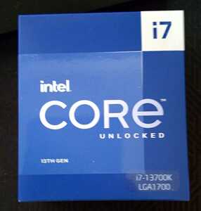 CPU i7 13700K 未使用品