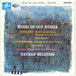 英Columbia 33CX1922　「ロシアのヴァイオリン曲集」　ミルシテイン