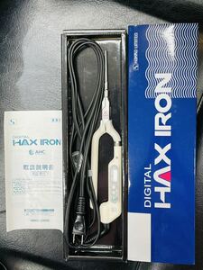 HAX デジタルアイロン 2mm 丸アイロン　新品・未使用品　理容アイロン　送料無料