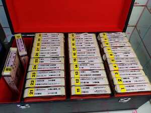 ８トラ カラオケセット カセット 8トラック ケース　 32本 音声多重 フルバンド　サウンドエース 100サイズ
